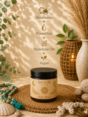 Preview: KAL SA KA Body Butter Zitrone – Intensive Sheabutter-Körperpflege