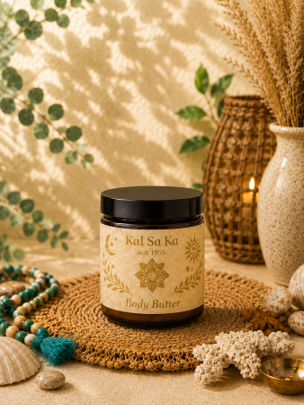 KAL SA KA Body Butter Zitrone – Intensive Sheabutter-Körperpflege
