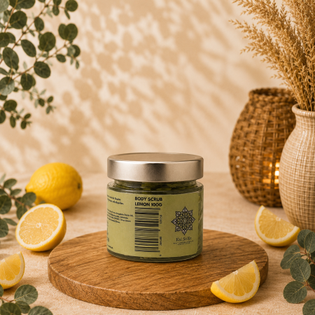 KAL SA KA Body Scrub Lemon – Belebendes Zitronen-Peeling für die Haut