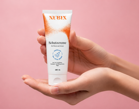 Preview: NUBIX Schutzcreme - 100 ml - für Hände & Körper mit Mineralien aus dem Toten Meer