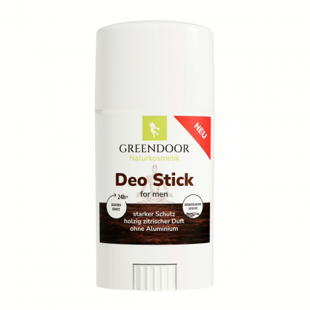 •	Aluminiumfreier Deo Stick für Herren von GREENDOOR