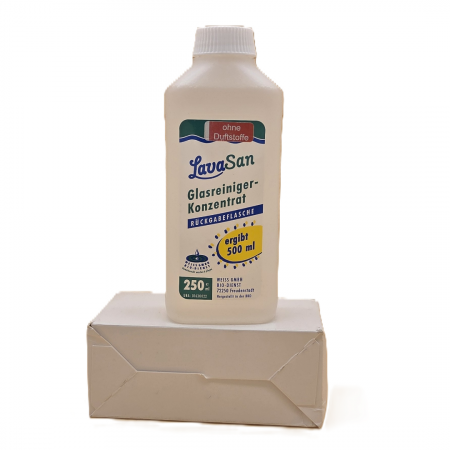 LAVASAN Glasreiniger Konzentrat 250ml Flasche