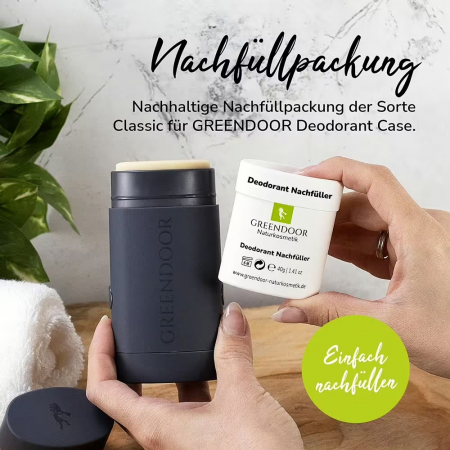Preview: •	Aluminiumfreies Deo Refill Classic