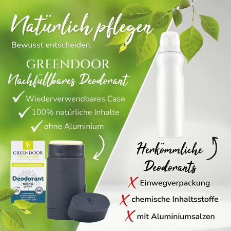 Preview: •	GREENDOOR Deo Refill 40 g Fresh'n Green