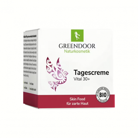 Preview: •	GREENDOOR Tagescreme Naturkosmetik Skinfood