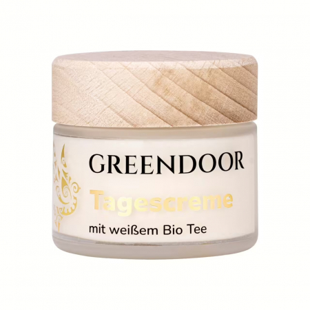 GREENDOOR Tagescreme mit weißem Bio Tee 50 ml
