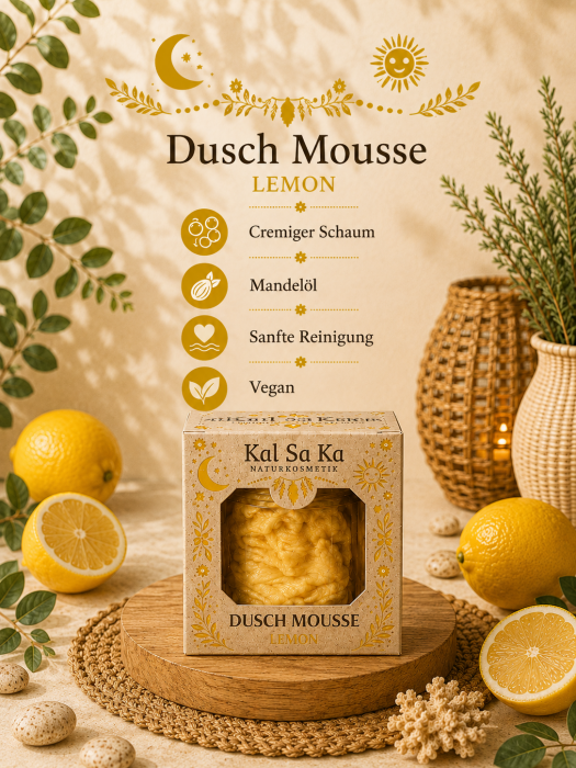 KAL SA KA Dusch Mousse Lemon – Erfrischende Reinigung mit Zitronenduft