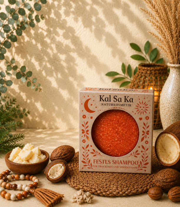KAL SA KA Festes Shampoo – Intensive Repair-Bar mit Cupuacu-Butter