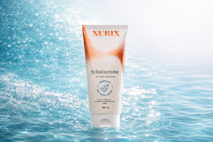 NUBIX Schutzcreme - 200 ml - für Hände & Körper mit Mineralien aus dem Toten Meer
