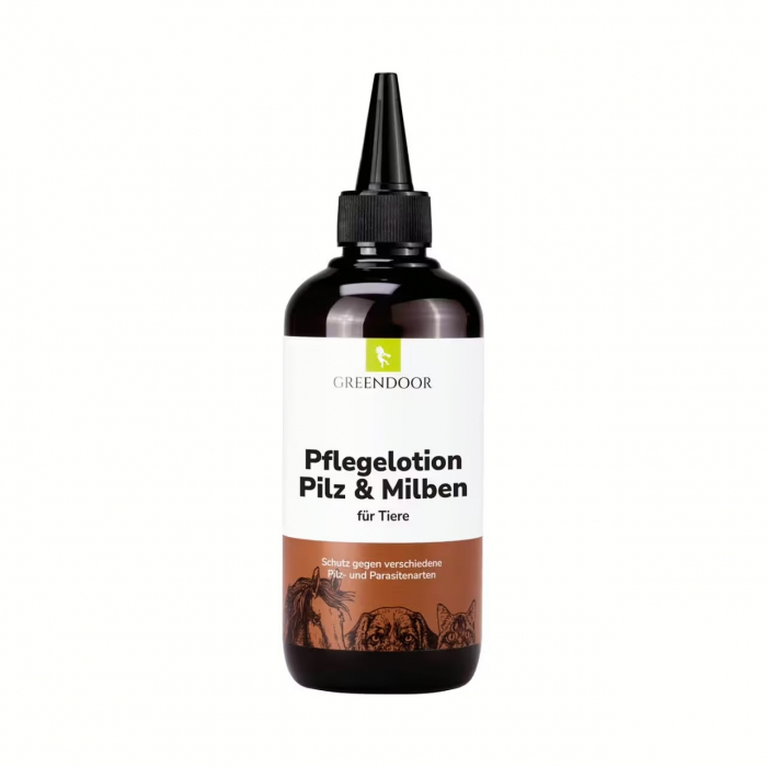 •	GREENDOOR Pflegelotion Pilz & Milbe für Tiere 250 ml