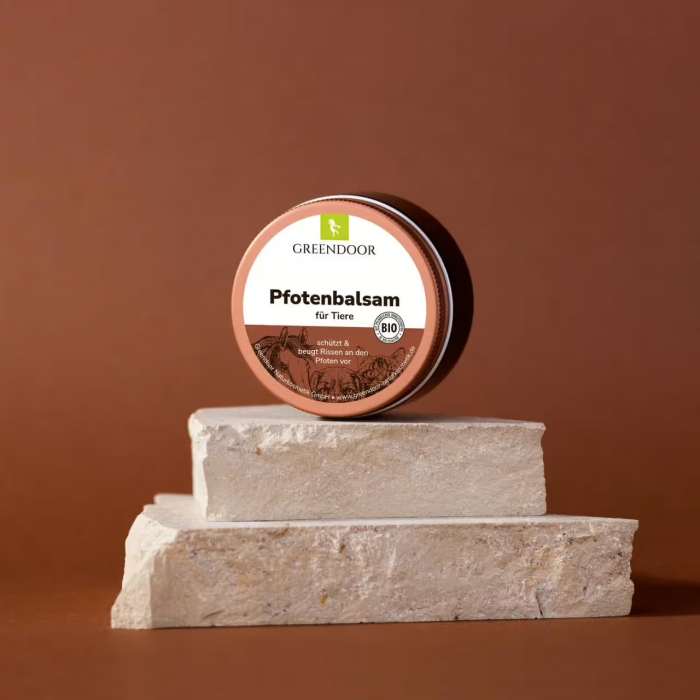 GREENDOOR Pfotenbalsam für Tiere | Natürlicher Pfotenschutz | 100 ml