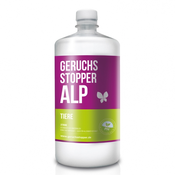 Geruchsstopper ALP Tiere Zitrus 1 Liter Flasche - Angebot