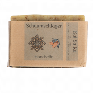Schaumschläger Naturseife (75 g) – Handgemachte Kräuterseife mit Bio-Ölen - KalSaKa