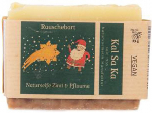 Rausschebart Naturseife Orange & Nelke (75 g) – Wärmende Pflege mit Bio-Ölen & Tonerde - KalSaKa