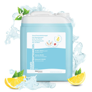 Hand Desinfektionsgel mit 70% Ethanol - 5 L -  Hautschonende Hygiene mit Teebaumöl