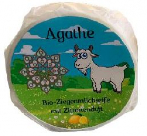 Agathe Bio-Ziegenmilchseife (50 g) – Intensive Pflege für trockene & empfindliche Haut - KalSaKa Naturkosmetik