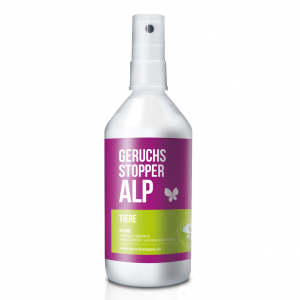 Geruchsneutralisierer - 215 ml Zitrus Zerstäuberflasche  - für Tiere & Tierbereiche -  ALP Geruchsstopper